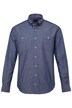 Košile JP1880, džínový vzhled, dlouhé rukávy, kovbojský styl, límeček s knoflíky, Modern střih, do 8XL
