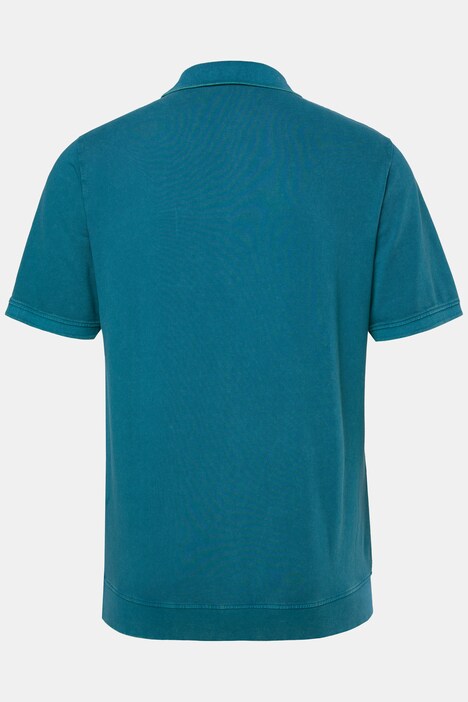 Men+ poloshirt, buikfit, korte mouw, vintage look, tot 8XL