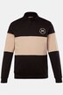 Men+ poloshirt, mavevenlig pasform, lange ærmer, op til str. 8XL