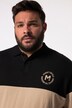 Men+ poloshirt, mavevenlig pasform, lange ærmer, op til str. 8XL