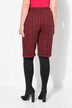 Bermudashorts, løs pasform, jacquard, opslag ved søm