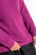 Genser, normal passform, V-hals med choker