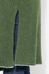Cardigan très long, couture fantaisie de l'encolure jusqu'à la base
