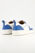 Sneakers en cuir, empiècements colorés, semelle amovible - largeur H