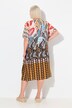 Kaftan, Safari, V-udskæring, korte ærmer