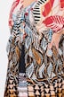 Kaftan, Safari, V-udskæring, korte ærmer
