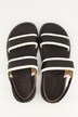 Leren sandalen, klittenband, wijdte H