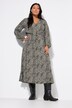 maxikjole, A-form, Leoprint, slå-om-look