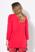 Skjortebluse, lige pasform, udskæring med chiffon