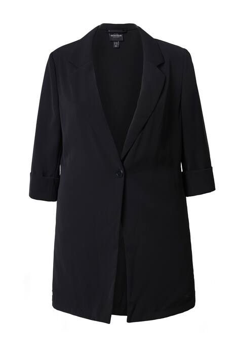 Blejzr, klopový límec, knoflíkové zapínání, 3/4 rukávy