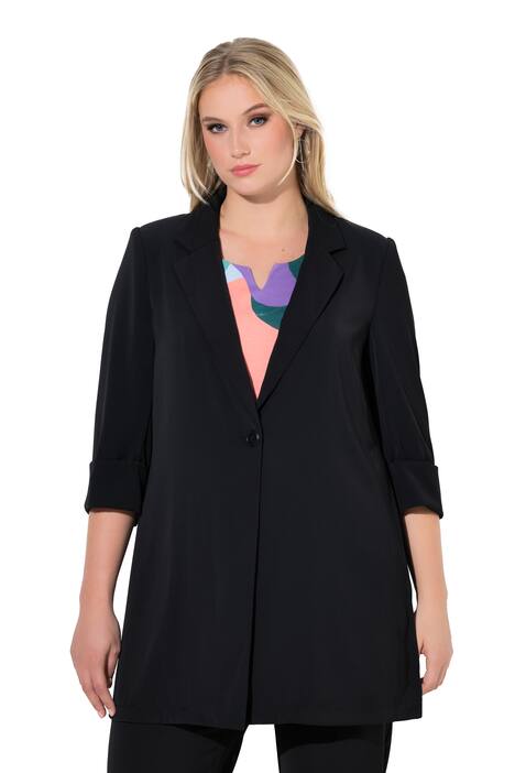 Blejzr, klopový límec, knoflíkové zapínání, 3/4 rukávy