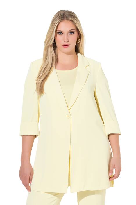 Blejzr, klopový límec, knoflíkové zapínání, 3/4 rukávy