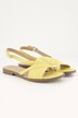 Leren sandalen, gekruiste bandjes, wijdte H