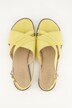 Leren sandalen, gekruiste bandjes, wijdte H