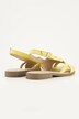 Leren sandalen, gekruiste bandjes, wijdte H
