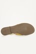 Leren sandalen, gekruiste bandjes, wijdte H