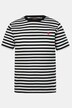JP 1880 T-shirt, korte ærmer, striber, print på brystet, op til 8 XL