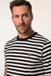 JP 1880 T-shirt, korte ærmer, striber, print på brystet, op til 8 XL