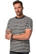 Tričko JP1880, krátké rukávy, pruhy, potisk na hrudi, do 8XL