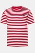 JP 1880 T-shirt, korte ærmer, striber, print på brystet, op til 8 XL