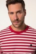 JP 1880 T-shirt, korte ærmer, striber, print på brystet, op til 8 XL