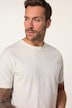 T-shirt JP 1880 à rayures, manches courtes et imprimé sur le devant - jusqu'au 8 XL