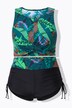 Bikini, palmer, bløde skåle, drapering, genbrug