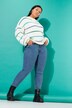 Skinny jeans, slim fit, 5-pocket, glittersteentjes