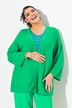 Cardigan coupe ouverte et évasée, encolure en V et manches 3/4