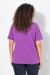 T-shirt motif rose, coupe Classic, col rond et manches courtes