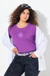 T-shirt motif rose, coupe Classic, col rond et manches courtes