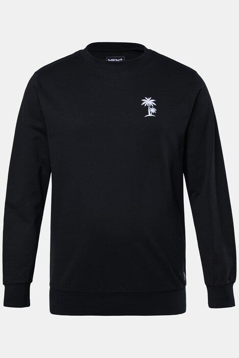Sweat-shirt Men+, palmiers brodés - jusqu'au 8 XL