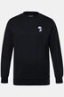 Men+ sweatshirt, palme-broderi, opptil 8 XL