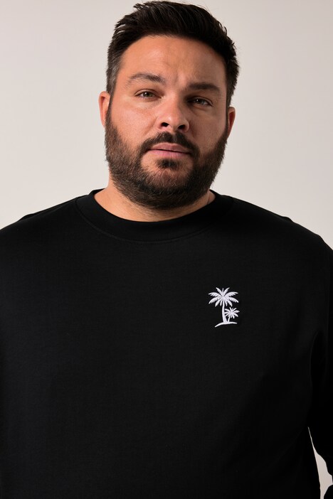 Sweat-shirt Men+, palmiers brodés - jusqu'au 8 XL