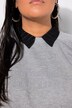 Sweat oversize. Effet pailleté et message imprimé