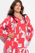 Sweatkleid mit grafischen Druck, Kapuze, Langarm, OEKO-TEX