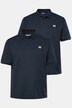 Maglie polo basic Men+ di piqué in confezione doppia con mezze maniche, fino alla tg. 8XL