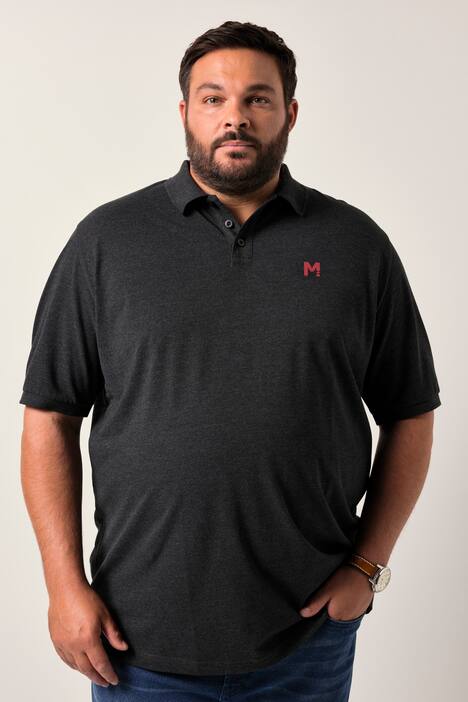 Lot de 2 polos Men+ en maille piquée, manches courtes, collection Basic - jusqu'au 8 XL