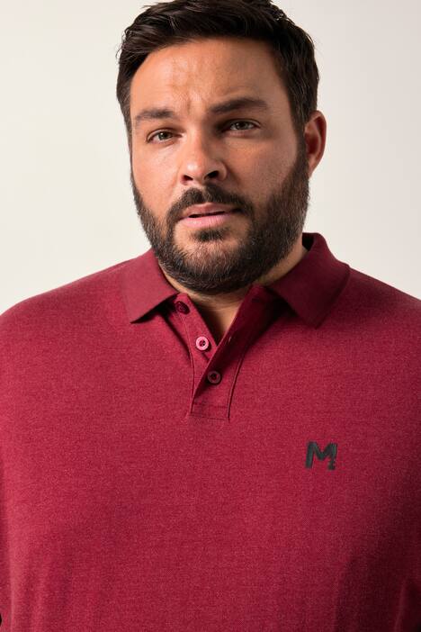 Lot de 2 polos Men+ en maille piquée, manches courtes, collection Basic - jusqu'au 8 XL