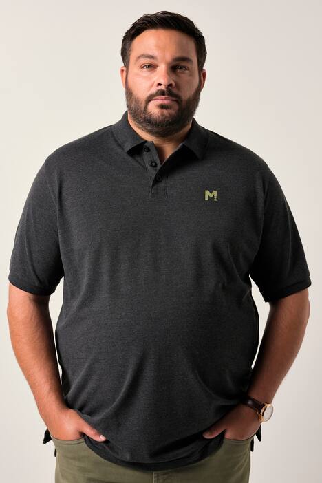 Lot de 2 polos Men+ en maille piquée, manches courtes, collection Basic - jusqu'au 8 XL