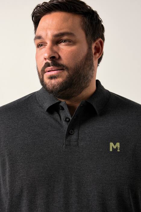 Lot de 2 polos Men+ en maille piquée, manches courtes, collection Basic - jusqu'au 8 XL