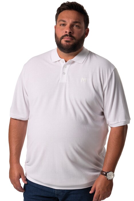 Polokošile Men+, břišní střih, Basic, piké, krátké rukávy, do 10XL