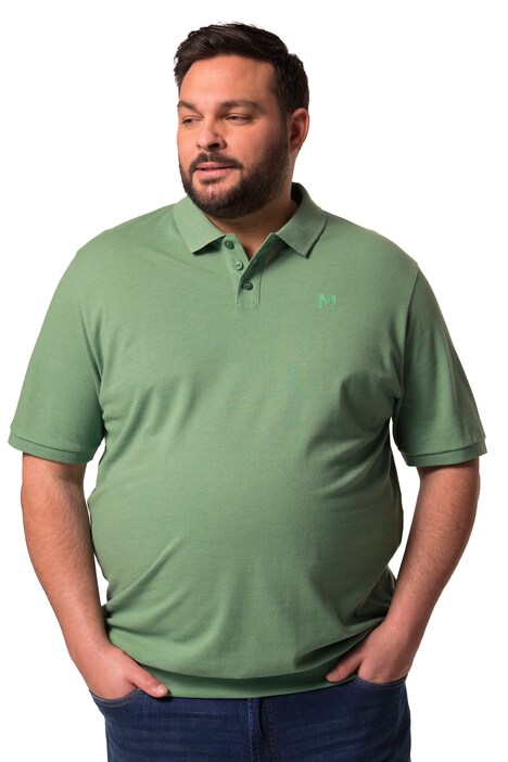 Polokošile Men+, břišní střih, Basic, piké, krátké rukávy, do 10XL