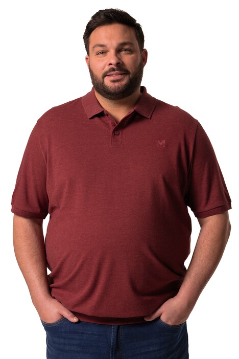 Polokošile Men+, břišní střih, Basic, piké, krátké rukávy, do 10XL