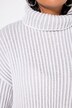 Pull à col roulé oversize. Rayures