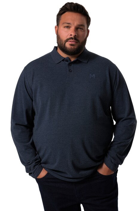Polokošile Men+, Basic, piké, dlouhé rukávy, do 8XL