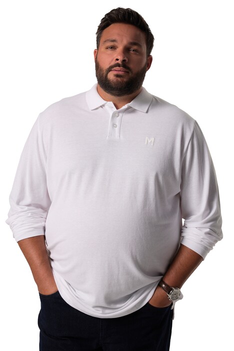 Polokošile Men+, Basic, piké, dlouhé rukávy, do 8XL