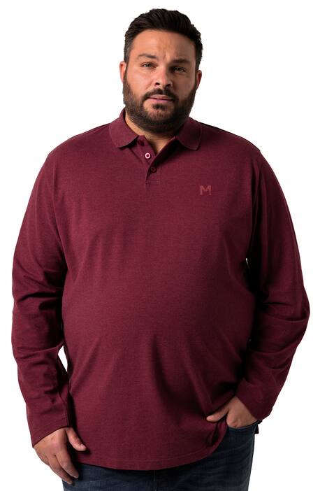 Polokošile Men+, Basic, piké, dlouhé rukávy, do 8XL