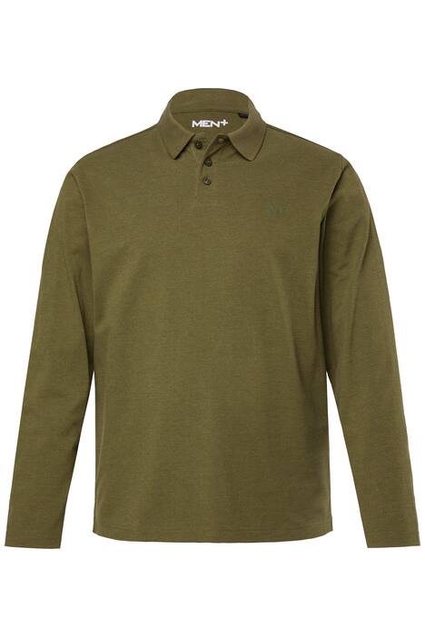 Polokošile Men+, Basic, piké, dlouhé rukávy, do 8XL