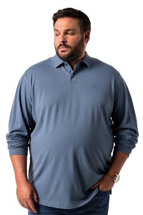 Polokošile Men+, Basic, piké, dlouhé rukávy, do 8XL